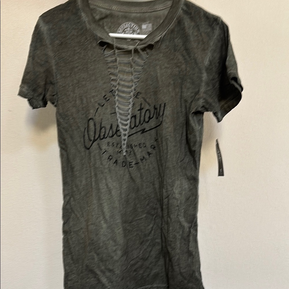 Affliction Women's Lace-Up Top NWT
